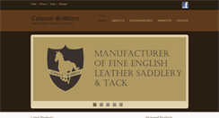 Desktop Screenshot of colonialsaddlery.com